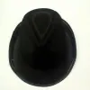 Qianfang Festival hat, wig, black non-woven fabric hat, one-time die-casting formed top hat, professional hat 1323 Item Picture